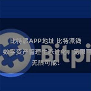 比特派APP地址 比特派钱包：数字资产管理生态进化，无限可能！