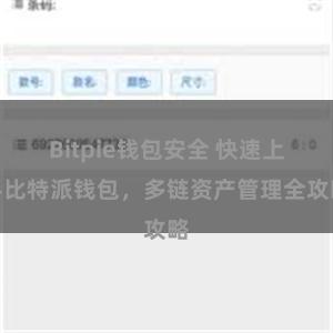 Bitpie钱包安全 快速上手比特派钱包，多链资产管理全攻略