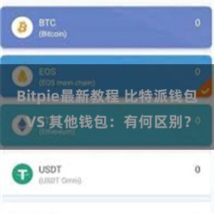 Bitpie最新教程 比特派钱包 VS 其他钱包：有何区别？