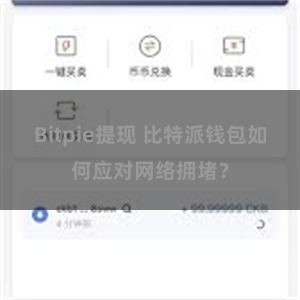 Bitpie提现 比特派钱包如何应对网络拥堵？