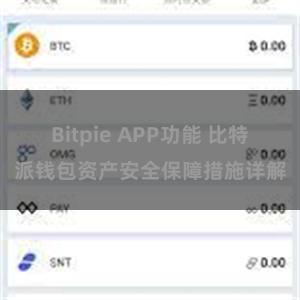 Bitpie APP功能 比特派钱包资产安全保障措施详解