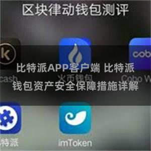 比特派APP客户端 比特派钱包资产安全保障措施详解